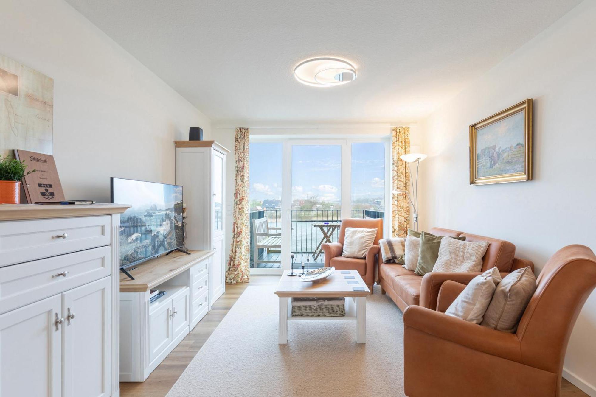 Ferienwohnung Ferhaaling Mit Direktem Seeblick Nordstrand Exterior foto